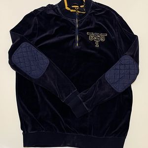 Sean John vintage Valore crewneck quarter zip sweatshirt men’s size XXL